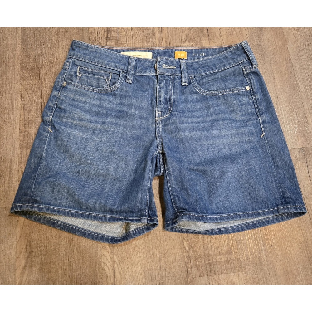 Pilcro and the Letterpress Womens 27 Stet Denim Shorts  Blue Anthropologie